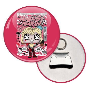 Harley Quinn (Χάρλεϊ Κουίν), Μαγνητάκι και ανοιχτήρι μπύρας στρογγυλό διάστασης 5,9cm