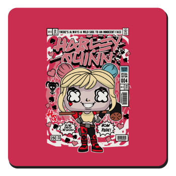 Harley Quinn (Χάρλεϊ Κουίν), Τετράγωνο μαγνητάκι ξύλινο 9x9cm