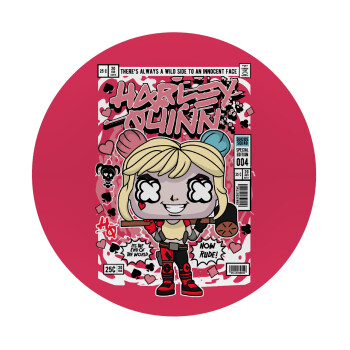 Harley Quinn (Χάρλεϊ Κουίν), Mousepad Round 20cm