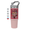 Pink color, 890ml (30oz) stainless Steel Tumbler with Handle