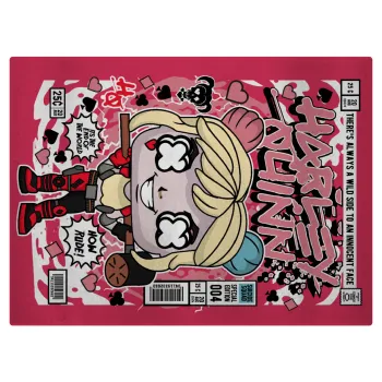 Harley Quinn (Χάρλεϊ Κουίν), Επιφάνεια κοπής γυάλινη (38x28cm)