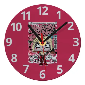 Harley Quinn (Χάρλεϊ Κουίν), Ρολόι τοίχου γυάλινο (20cm)