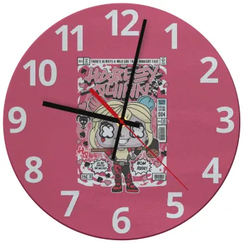 Harley Quinn (Χάρλεϊ Κουίν), Ρολόι τοίχου γυάλινο (30cm)