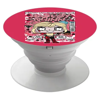 Harley Quinn (Χάρλεϊ Κουίν), Phone Holders Stand  White Hand-held Mobile Phone Holder