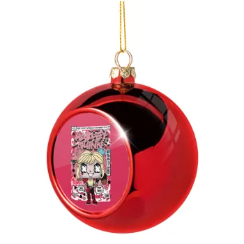 Harley Quinn (Χάρλεϊ Κουίν), Christmas tree ball Red 8cm