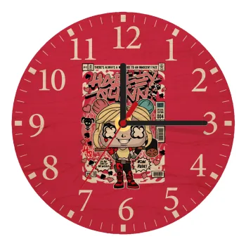 Harley Quinn (Χάρλεϊ Κουίν), Ρολόι τοίχου ξύλινο plywood (20cm)