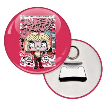 Harley Quinn (Χάρλεϊ Κουίν), Μαγνητάκι και ανοιχτήρι μπύρας στρογγυλό διάστασης 5,9cm