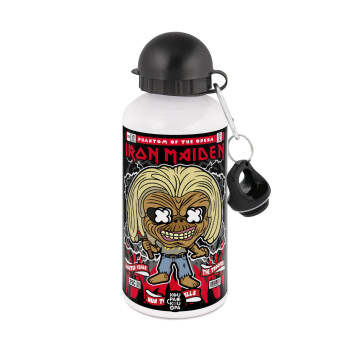 Iron maiden (eddie), Μεταλλικό παγούρι νερού, Λευκό, αλουμινίου 500ml