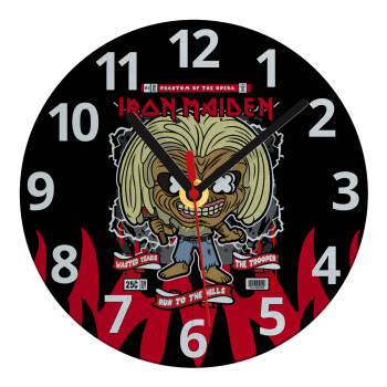 Iron maiden (eddie), Ρολόι τοίχου γυάλινο (20cm)