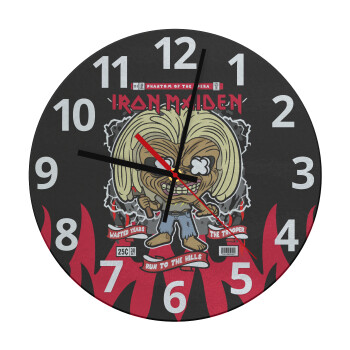 Iron maiden (eddie), Ρολόι τοίχου γυάλινο (30cm)