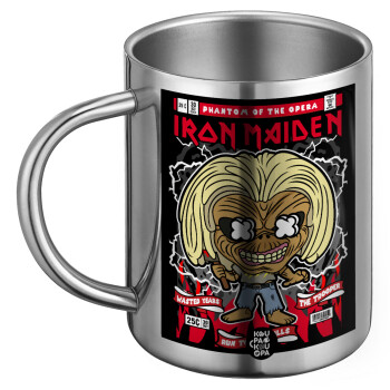Iron maiden (eddie), Ανοξείδωτη Μεταλλική Κούπα 450ml - Διπλού Τοιχώματος