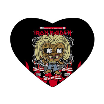 Iron maiden (eddie), Mousepad καρδιά 23x20cm