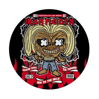Iron maiden (eddie), Mousepad Round 20cm