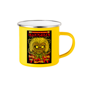Iron maiden (eddie), Yellow Enamel Metallic Cup 360ml