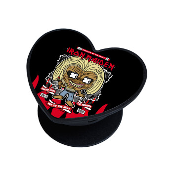 Iron maiden (eddie), Phone Holders Stand  καρδιά Μαύρο Βάση Στήριξης Κινητού στο Χέρι
