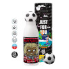 Soccer Metal mug thermos, double wall, 550ml