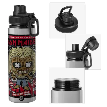 Iron maiden (eddie), Μεταλλικό παγούρι νερού με καπάκι ασφαλείας, αλουμινίου 850ml