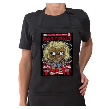 Iron maiden (eddie), Ποδιά μακριά Σεφ ολόσωμη με τσέπες Μαύρη (ΕΝΗΛΙΚΩΝ)
