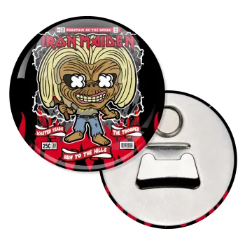 Iron maiden (eddie), Μαγνητάκι και ανοιχτήρι μπύρας στρογγυλό διάστασης 5,9cm