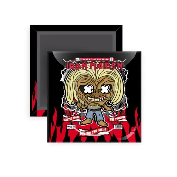 Iron maiden (eddie), Μαγνητάκι ψυγείου τετράγωνο διάστασης 5x5cm