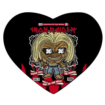 Iron maiden (eddie), Mousepad καρδιά 23x20cm