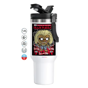 Iron maiden (eddie), Mega Stainless steel Tumbler with lid, double wall 1,2L