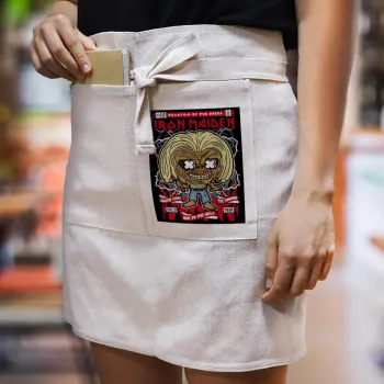 Iron maiden (eddie), Ποδιά Μέσης με διπλή τσέπη Barista/Bartender, Beige