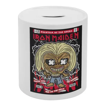 Iron maiden (eddie), Κουμπαράς πορσελάνης με τάπα
