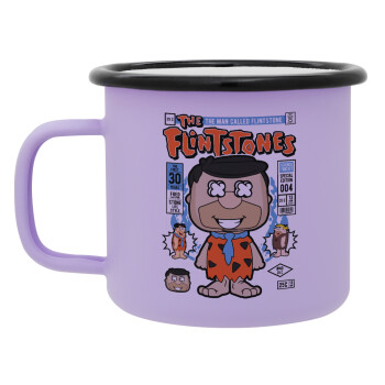The flintstones, Κούπα Μεταλλική εμαγιέ ΜΑΤ Light Pastel Purple 360ml