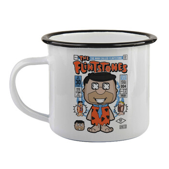 The flintstones, Κούπα εμαγιέ με μαύρο χείλος 360ml