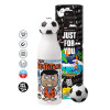 Soccer Metal mug thermos, double wall, 550ml