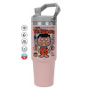 Pink color, 890ml (30oz) stainless Steel Tumbler with Handle