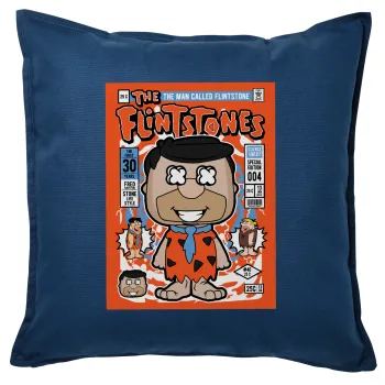 The flintstones, Sofa cushion Blue 50x50cm includes filling