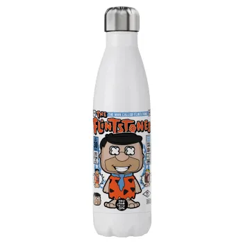 The flintstones, Μεταλλικό παγούρι θερμός (Stainless steel), διπλού τοιχώματος, 750ml