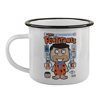 The flintstones, Κούπα εμαγιέ με μαύρο χείλος 360ml