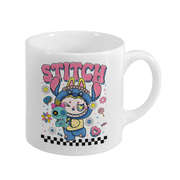 Labubu Stitch, Κουπάκι κεραμικό, για espresso 150ml