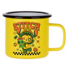 Metallic enamel MATT Yellow cup 360ml