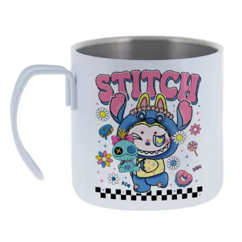 Labubu Stitch — Κούπα Ανοξείδωτη διπλού τοιχώματος 400ml