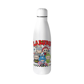 Labubu superheroes, Metal mug thermos (Stainless steel), 500ml