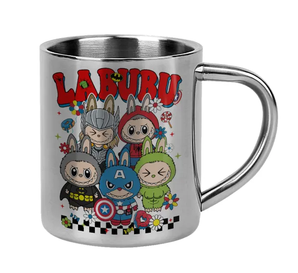 Labubu superheroes — Κούπα Ανοξείδωτη διπλού τοιχώματος 300ml