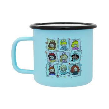 Labubu characters, Κούπα Μεταλλική εμαγιέ ΜΑΤ σιέλ 360ml