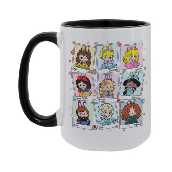 Labubu characters, Κούπα Mega 15oz, κεραμική Μαύρη, 450ml