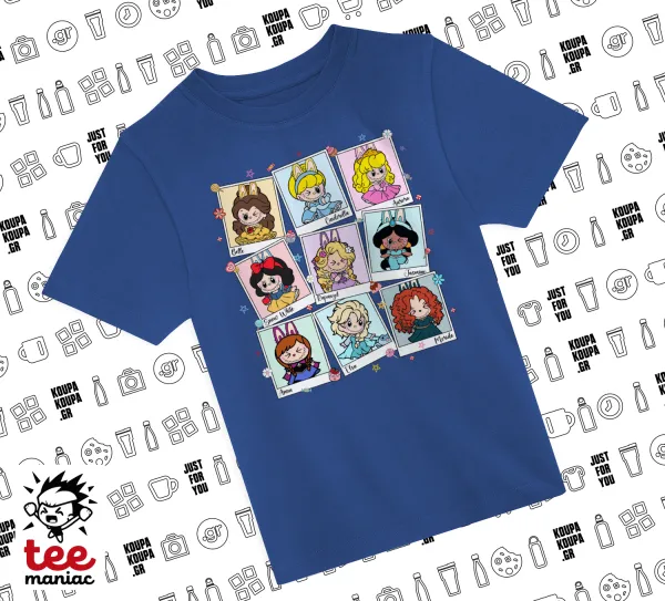 Labubu characters — ΜΠΛΕ Παιδικό T-Shirt από 100% βαμβάκι, για κάθε μέρα. Vegan & OEKO-TEX πιστοποιημένο.