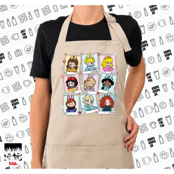 Labubu characters, Ποδιά μακριά Σεφ ολόσωμη με τσέπες SAND (ΕΝΗΛΙΚΩΝ)