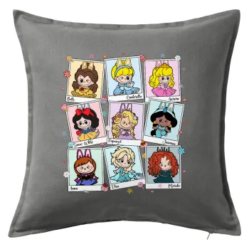 Labubu characters, Sofa cushion Grey 50x50cm includes filling