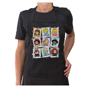 Labubu characters, Ποδιά μακριά Σεφ ολόσωμη με τσέπες Μαύρη (ΕΝΗΛΙΚΩΝ)