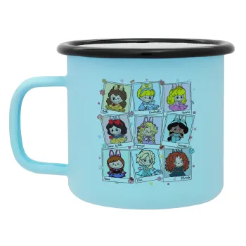 Labubu characters, Κούπα Μεταλλική εμαγιέ ΜΑΤ σιέλ 360ml