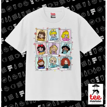 Labubu characters, Κλασικό T-Shirt, διπλής ραφής, χωρίς πλευρικές ραφές ΛΕΥΚΟ από 100% βαμβάκι. Vegan & OEKO-TEX πιστοποιημένο.