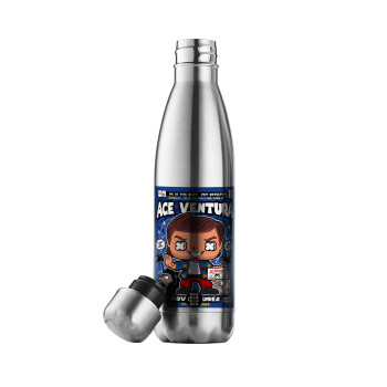 Ace Ventura: Pet Detective, Μεταλλικό παγούρι θερμός Inox (Stainless steel), διπλού τοιχώματος, 500ml