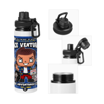 Ace Ventura: Pet Detective, Metal water bottle with safety cap, aluminum 850ml